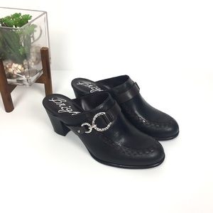 Brighton Gemini clogs leather mules
